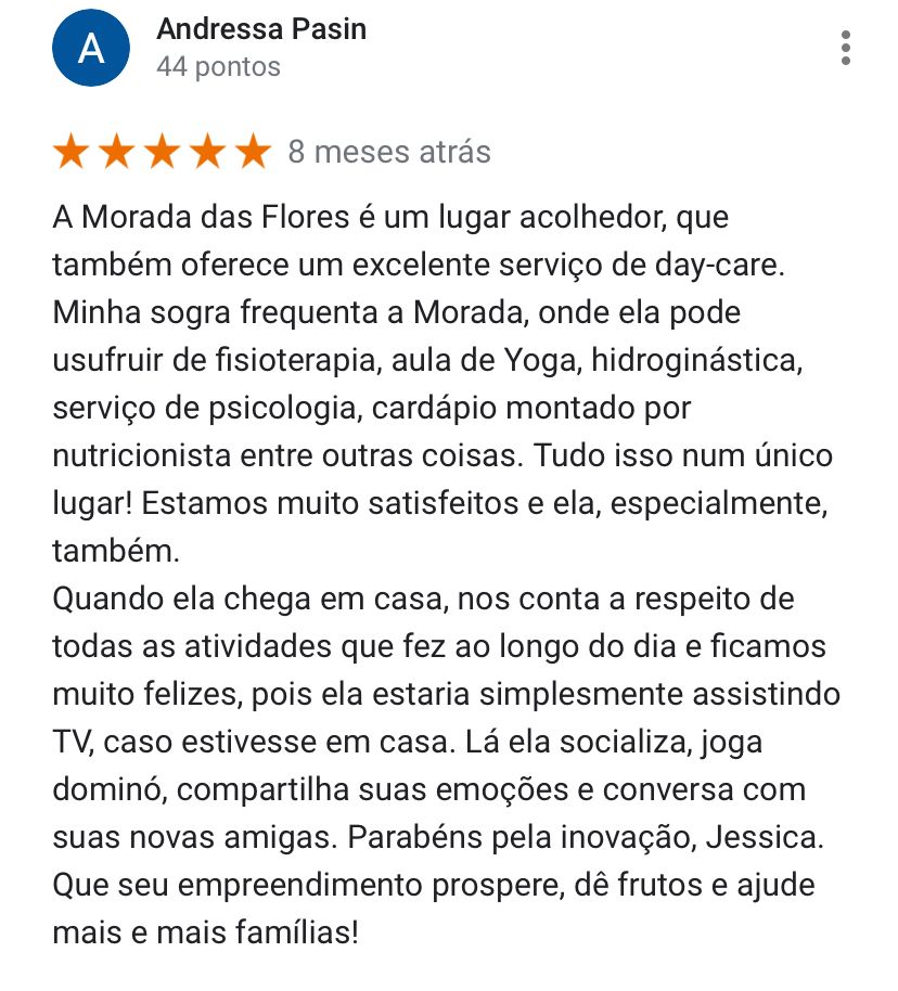 Morada Das Flores Residencial Sênior Feminino