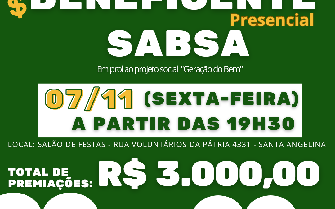Sociedade Amigos do Bairro Santa Angelina - SABSA - Foto 9
