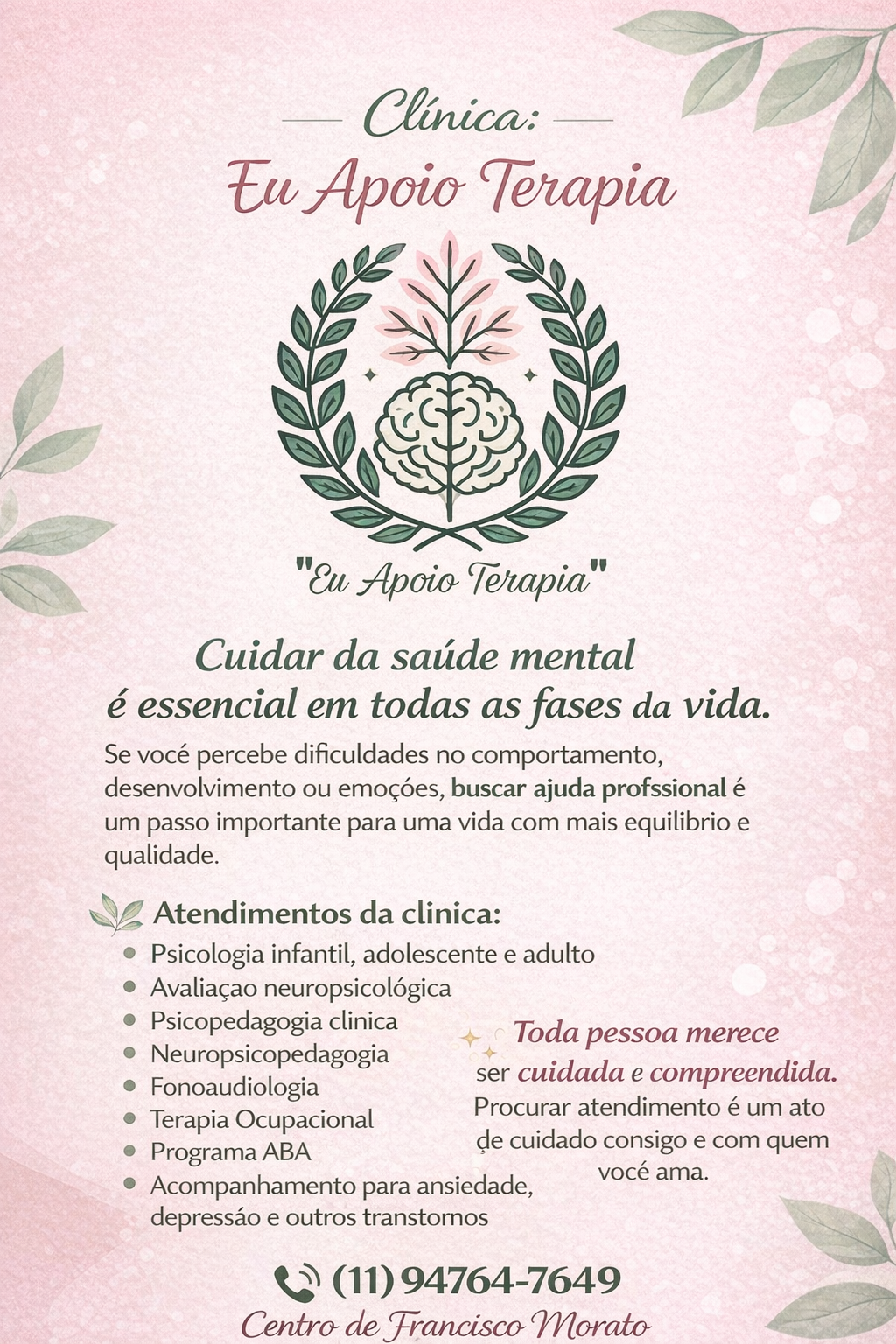 Clínica Eu Apoio Terapia